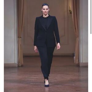 Marina Rinaldi Black Wide-Leg Pants